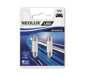 NEOLUX LED Bulbs (2 pcs.) C5W / Interior lighting / SV8.5-8 / 0.5W / 12V / 6000K - cold white / NF6436CW-02B / 4052899477315 / 22-026