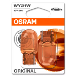 Галогенная лампа WY21W, серия ORIGINAL LINE (2x) / 21W / 280Lm / 12V / 4062172294881 / 21-071 :: OSRAM лампы в указатель поворота / стоп сигнал