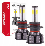 LED комплект ламп H7 4Side / 12V - 24V / 3800Lm / 38W / 4xCOB / 360° / 6500K / 5903293028445 / 25-038
